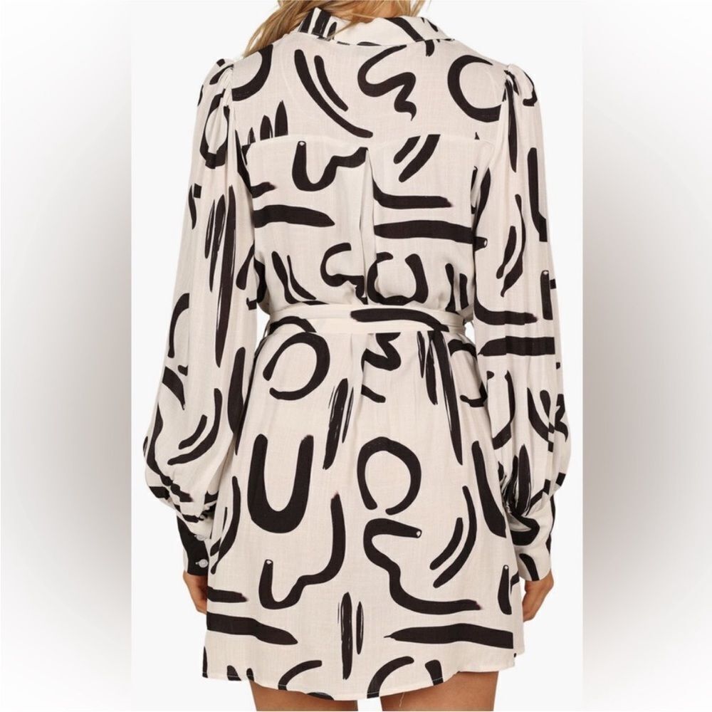Petal & Pup Cosmo Belted Mini Shirtdress NWT size L - Picture 2 of 5